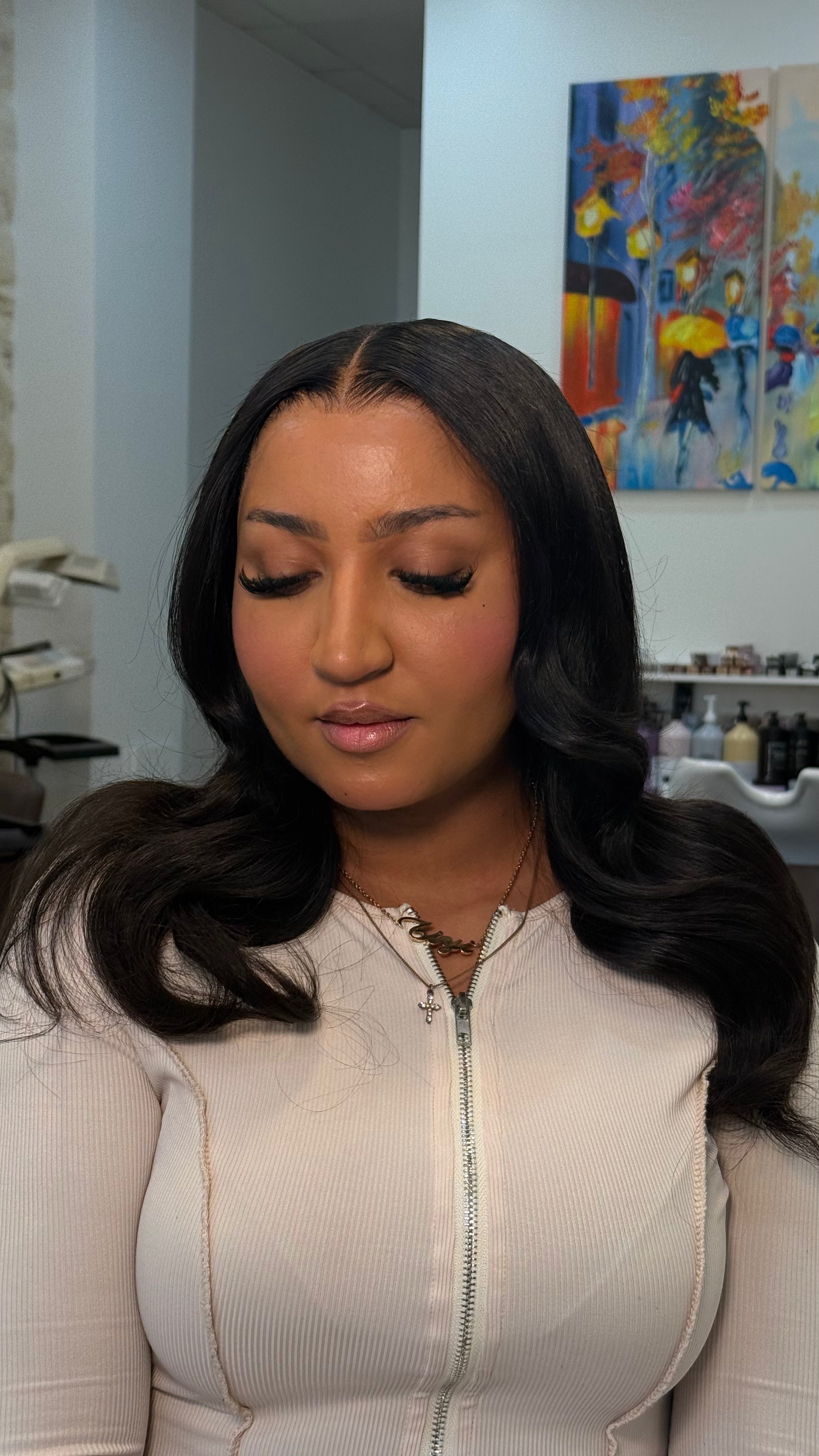 Midnight 13x6 16" Transparent Lace Wig