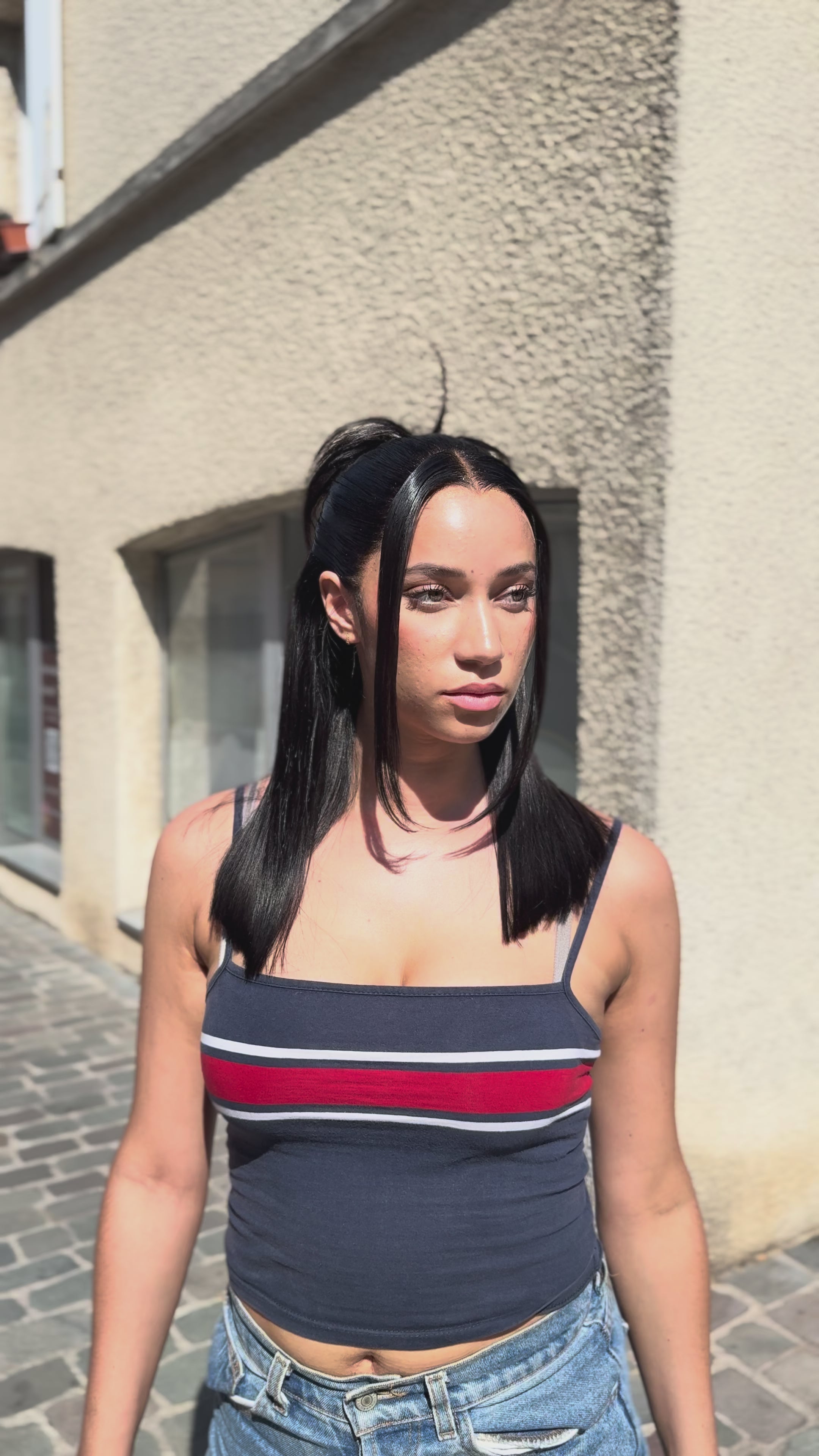 Midnight 13x6 16" Transparent Lace Wig